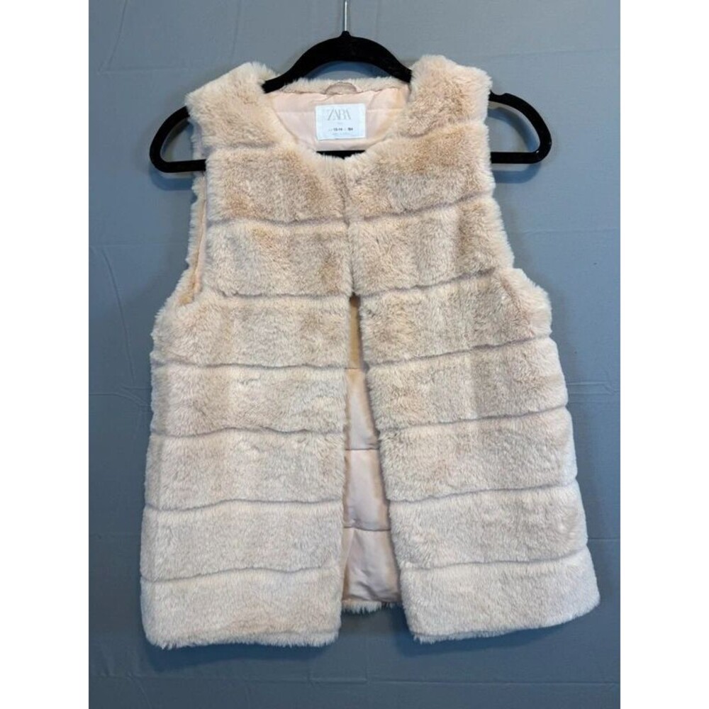 Zara Girls Faux Fur Vest